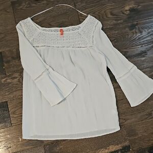 Joe Fresh Lace Detail Cotton Blouse